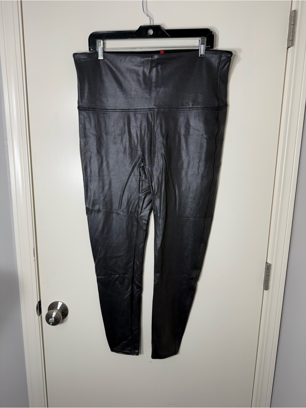 Spanx Women’s Black Faux Leather‎ Leggings Plus Size 3X